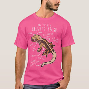 Gekkamdegekko Hagedis Reptiel Anatomie Huisdier Ha T-shirt