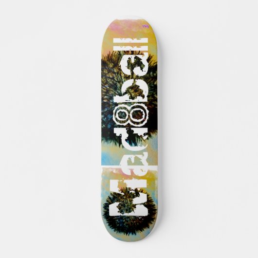 gekke 8 bal skateboard (Voorkant)