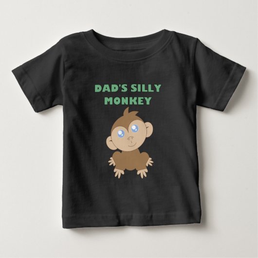 Gekke aap - Baby Fine Jersey T-Shirt (Voorkant)