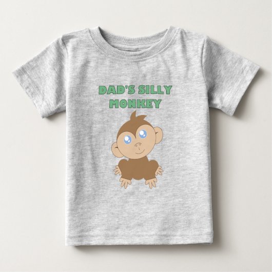 Gekke aap - Baby Fine Jersey T-Shirt (Voorkant)