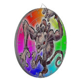 Gekke aap dartbord (Voorkant Links)
