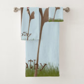 Gekke Aap en Lieveheersbeestjes Bad Handdoek (Insitu)