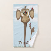 Gekke Aap en Lieveheersbeestjes Bad Handdoek (Handdoek)