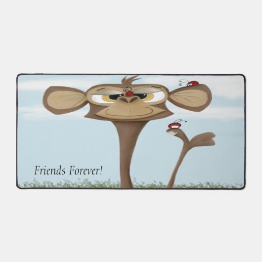 Gekke Aap en Lieveheersbeestjes Bureaumat (Voorkant)