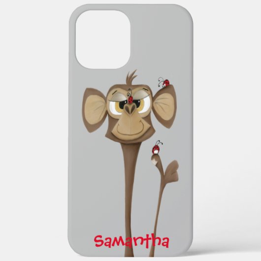 Gekke Aap en Lieveheersbeestjes Case-Mate iPhone Case (Achterkant)