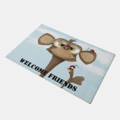 Gekke Aap en Lieveheersbeestjes Deurmat (Schuin)