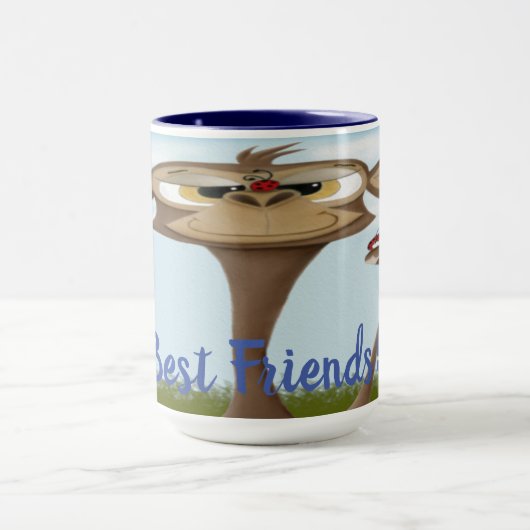 Gekke Aap en Lieveheersbeestjes Mok (Midden)