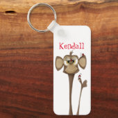 Gekke Aap en Lieveheersbeestjes Sleutelhanger (Voorkant)