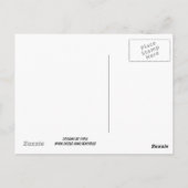 Gekke aap met palmboom briefkaart (Achterkant)