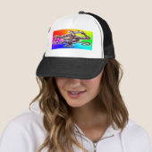 Gekke aap trucker pet (In situ)