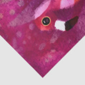 Gekke Abstracte roze flamingo decoupage Tissuepapier (Detail)