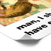 gekke afbeelding poster (Hoek)