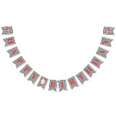 Gekke Alice Mad Hatter Wonderland Verjaardag Vlaggetjes (Alle)