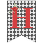 Gekke Alice Mad Hatter Wonderland Verjaardag Vlaggetjes (Tweede vlag)