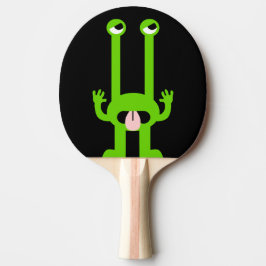 Gekke Alien Ping Pong Paddle Tafeltennisbatje