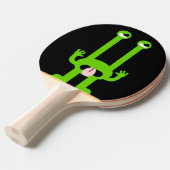 Gekke Alien Ping Pong Paddle Tafeltennisbatje (Voorkant Gekanteld)