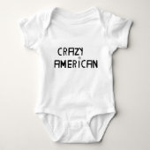 GEKKE AMERIKAANSE BABY'S ROMPER (Voorkant)