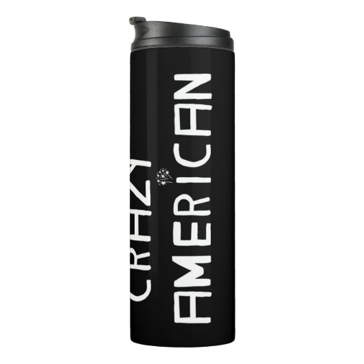 Gekke Amerikaanse thermos Thermosbeker (Geroteerd rechts)