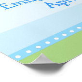 Gekke apen Twin  Birthday Banner Poster (Hoek)