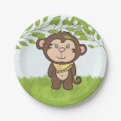 Gekke Apenpartij Papieren Bordje (Voorkant)