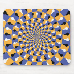 Gekke Artistieke Optische illusie Muismat