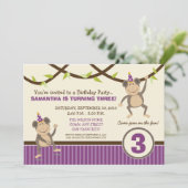 Gekke Aussenpartij (lavender) Kaart (Staand voorkant)