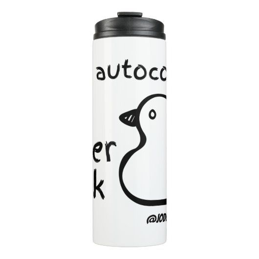 Gekke automatische thermische trommel thermosbeker (Voorkant)