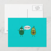 gekke avocado's briefkaart (Voorkant / Achterkant)