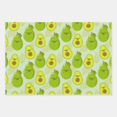 Gekke Avocados Wrapping Paper Set (Voorkant)