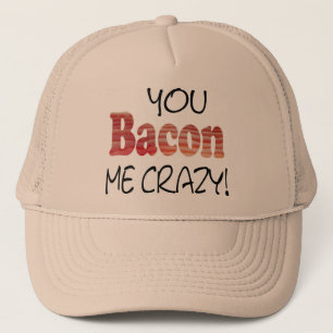 Gekke Bacon Hoed Trucker Pet