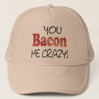 Gekke Bacon Hoed Trucker Pet