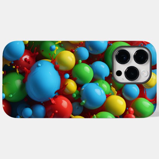 Gekke ballen -iPhone 14 Pro Max CAS Case-Mate iPhone Case (Achterkant (horizontaal))