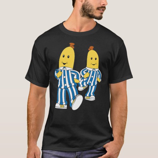 Gekke banaanpyjama's - ze komen omlaag - gehakt t-shirt (Voorkant)