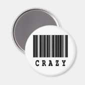 gekke barcode ontwerp magneet (Voorkant / Achterkant)