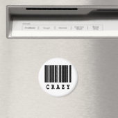 gekke barcode ontwerp magneet (Insitu (Vaatwasser))
