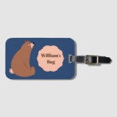 Gekke Beer marinescheepvaart Bagagelabel (Voorkant (horizontaal))