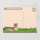 Gekke Bengalen Briefkaart met ID-box (Achterkant)