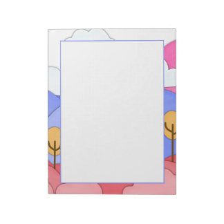 Gekke bergen begrensd notitieblok