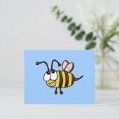 Gekke bijengod houdt van mij alleen omdat briefkaart (Staand voorkant)