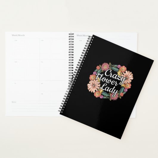 Gekke bloem dame - Zinnia tuinman Planner (Display)