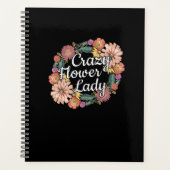 Gekke bloem dame - Zinnia tuinman Planner (Voorkant)