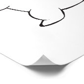 gekke boosaardige marshmallow poster (Hoek)