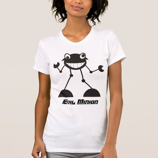 Gekke boze robot - boze minon! t-shirt (Voorkant)
