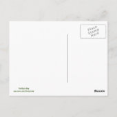 Gekke Briefkaart van geit en wortel (Achterkant)