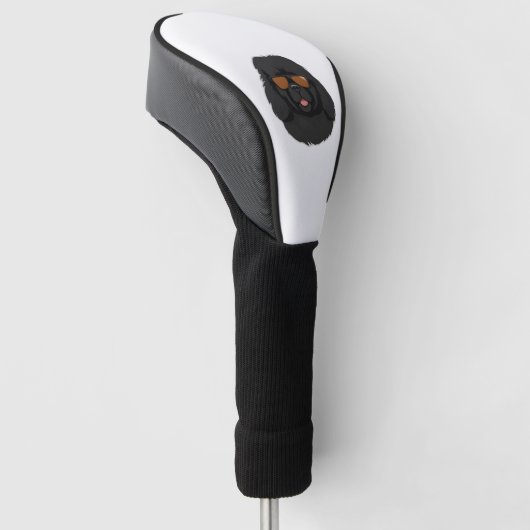 Gekke brillen Newfoundland Classic T-shirt Golfheadcover (Schuin)