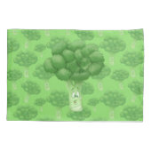 gekke broccoli kussensloop (Achterkant)