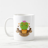 gekke cactus dame banner koffiemok (Links)