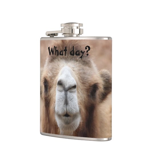 Gekke Camelfoto (Aanpassen) Heupfles (Links)