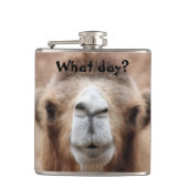 Gekke Camelfoto (Aanpassen) Heupfles (Voorkant)