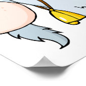 gekke cartoon billy geitenvlees poster (Hoek)